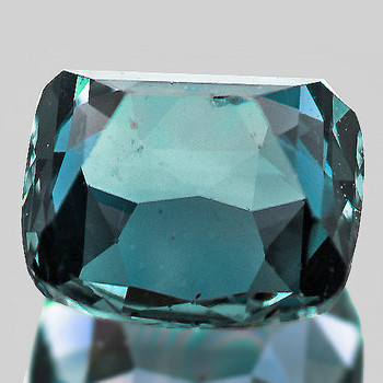 5x4 mm Cushion {0.75ct} Brilliant Natural Unheated Blue Green Sapphire [Flawless-VVS]