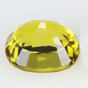 6x4.5 mm Oval {0.89ct} Natural Canary Yellow Sapphire [Flawless-VVS]-AAA Grade