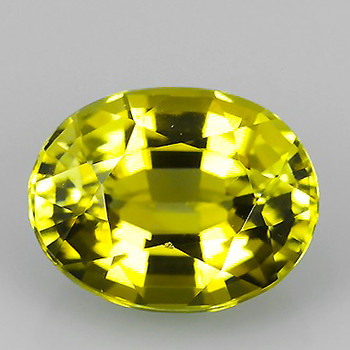 6x4.5 mm Oval {0.89ct} Natural Canary Yellow Sapphire [Flawless-VVS]-AAA Grade