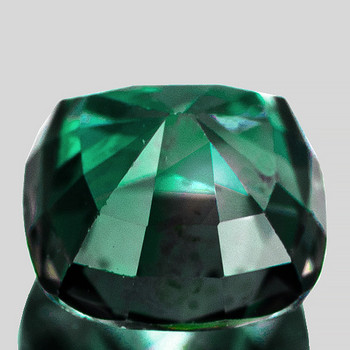 7.00 mm Cushion {1.96ct} Brilliant Natural Unheated Blue Green Sapphire [Flawless-VVS]-Top Grade