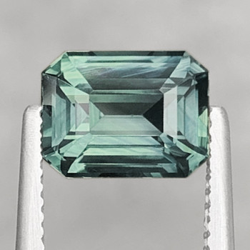 5x4 mm Octagon {0.55ct} Brilliant Natural Blue Green Sapphire [Flawless-VVS]