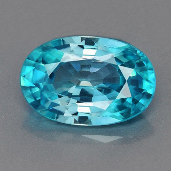 18x12 mm Oval 14.52cts Natural Brilliant Seafoam Blue Zircon [Flawless-VVS]