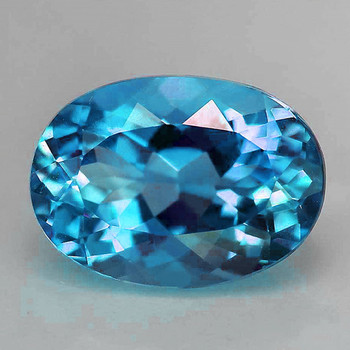 9x6 mm Oval 1.95cts AAA Luster Natural London Blue Topaz [Flawless-VVS]