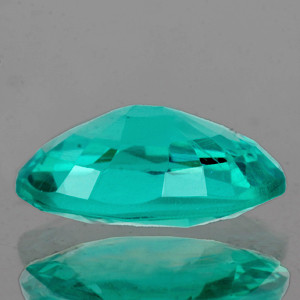 7x5 mm Oval {0.65ct} Lustrous Zambian Natural Blue Green Emerald [VS-SI]
