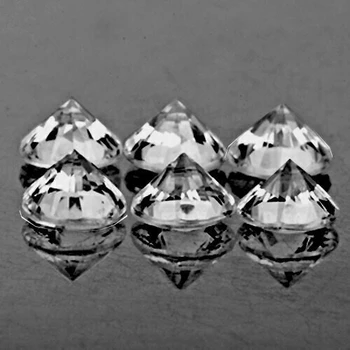 1.50 mm Round 6 pieces Color D-F Superb Luster Natural White Diamond [VVS]- AAA GRADE