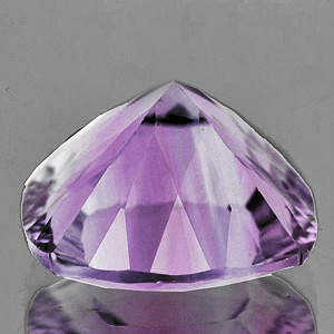 9.00 mm Cushion Concave 2.68cts AAA Fire Luster Natural Pink Purple Amethyst [Flawless-VVS]