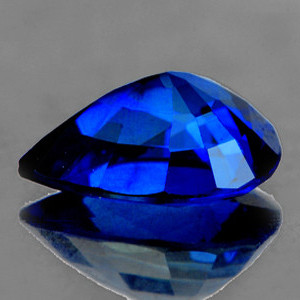 11x7 mm Pear {3.08ct} AAA Luster Natural SriLanka Royal Blue Sapphire [Flawless-VVS]-Free Certificate