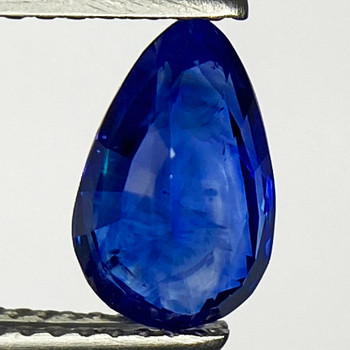 10x6 mm Pear {2.50ct} AAA Luster Natural SriLanka Intense Blue Sapphire [Flawless-VVS]-Free Certificate