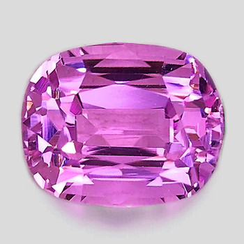 13.5x11 mm Oval {10.95cts} AAA Luster Natural Intense Deep Pink Kunzite [Flawless-VVS]