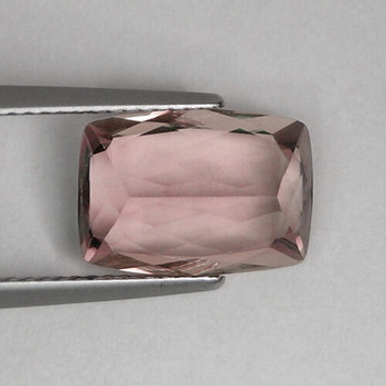 8x6 mm Cushion {1.22ct} Superb Luster Natural Golden Pink Morganite [Flawless-VVS]-Top Grade