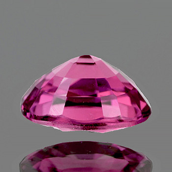 7x5.5 mm Oval {1.36ct} Fire Luster Natural Mahenge Intense Pink Purple Malaya Garnet [Flawless-VVS]