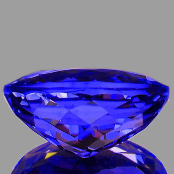 10x8 mm Oval {3.08cts} Top Luster Natural D-Block Purple Blue Tanzanite [Flawless-VVS]-Top Grade