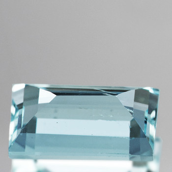 12x6 mm Baguette {2.85ct} AAA Luster Natural Sky Blue Aquamarine [Flawless-VVS]