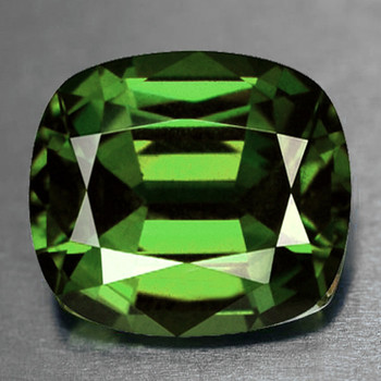 8.5x7.5 mm Cushion {2.30ct} Brilliant Natural Intense Green Sapphire [Flawless-VVS]