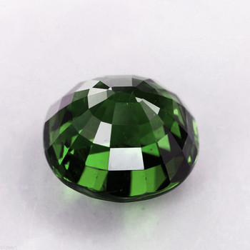 9.5x8.5 mm Oval {3.92ct} Brilliant Natural Intense Green Sapphire [Flawless-VVS]