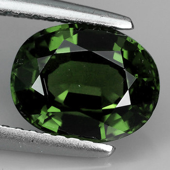 11.5x10 mm Oval {4.78ct} Brilliant Natural Intense Green Sapphire [Flawless-VVS]