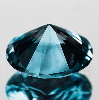 4.50 mm Round Machine Cut {0.40ct} Top Luster Natural Blue Green Sapphire  [Flawless-VVS]