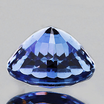 4.00 mm Round {0.42ct} Sparkling Natural Brilliant Bright Ceylon Blue Sapphire [Flawless-VVS]