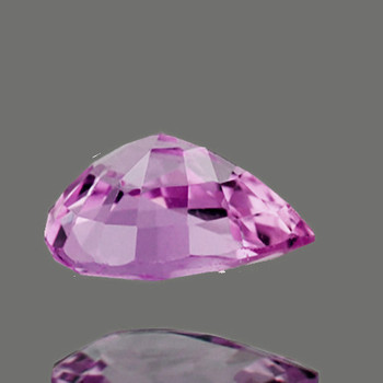 6x4 mm Pear {0.65ct} Fire Luster Natural Pink Sapphire [Flawless-VVS]
