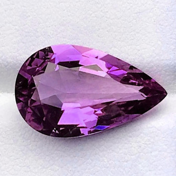 6.5x4 mm Pear {0.50ct} AAA Luster Natural Intense Purple Sapphire [Flawless-VVS]