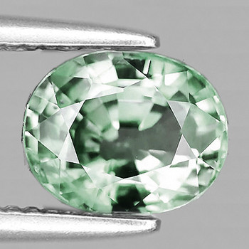 9x7 mm Oval {2.00ct} Sparkling Luster Natural Soft Green Tourmaline [Flawless-VVS]