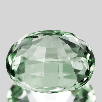 9x7 mm Oval {2.00ct} Sparkling Luster Natural Soft Green Tourmaline [Flawless-VVS]