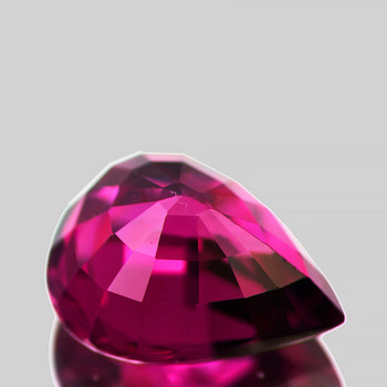 8.5x7 mm Pear {1.55ct} Sparkling Natural Rubellite Pink Tourmaline [Flawless-VVS]