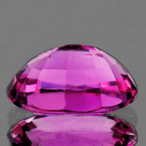 8x6 mm Oval {1.08ct} Sparkling Natural Intense Pink Tourmaline [Flawless-VVS]