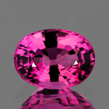 8x6 mm Oval {1.62ct} Sparkling Natural Intense Purple Pink Tourmaline [Flawless-VVS]