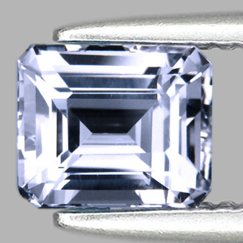 6x5 mm Octagon {1.05ct} Fire Luster Natural Blue White Sapphire [Flawless-VVS]