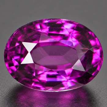 7x5.5 mm Oval {1.12ct} Fire Luster Natural SriLanka Intense Purple Sapphire [Flawless-VVS] Free Certificate