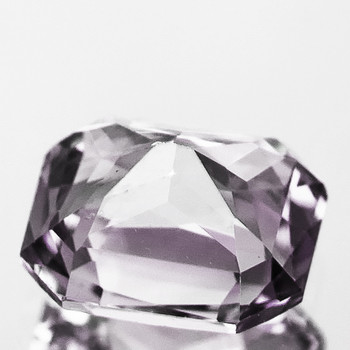 7x5 mm Octagon {1.02ct} AAA Fire Luster Natural Sri-Lanka Pink-White Sapphire  [Flawless-VVS]