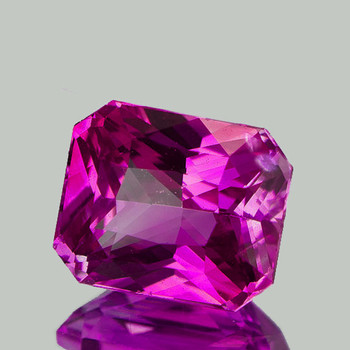 6.5x5 mm Octagon {1.06ct} AAA Luster Natural SriLanka Intense Hot Pink Sapphire [VVS]