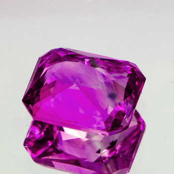 6.5x5 mm Octagon {1.06ct} AAA Luster Natural SriLanka Intense Hot Pink Sapphire [VVS]
