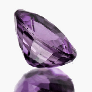 7.5x5.5 mm Oval {1.08ct} AAA Luster Natural SriLanka Purple Sapphire [VS]