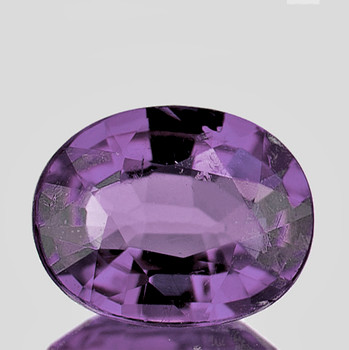7.5x5.5 mm Oval {1.08ct} AAA Luster Natural SriLanka Purple Sapphire [VS]