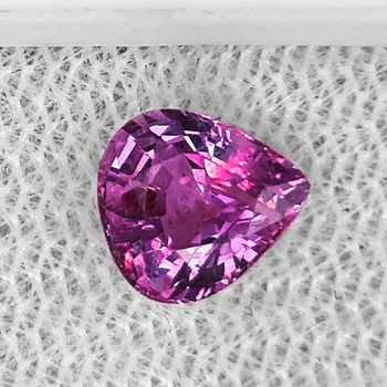 6x5.5 mm Pear {0.76ct} Fire Luster Natural Purple Pink Spinel [VVS]