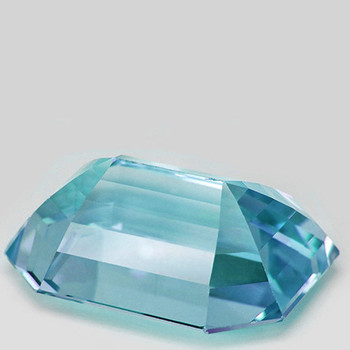 8.5x5.5 mm Octagon {1.32ct} Fire Luster Natural Santa Maria Blue Aquamarine [Flawless-VVS]