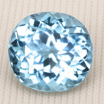8.5x8 mm Oval {2.30ct} Fire Luster Natural Blue Aquamarine [Flawless-VVS]