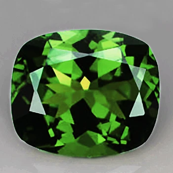 10.5x9 mm Cushion {3.15ct} AAA Luster Natural Sparkling Green Tourmaline [Flawless-VVS]