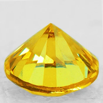 4.60 mm Round {0.40ct} AAA Fire Sparkles Natural Yellow Sapphire [Flawless-VVS]