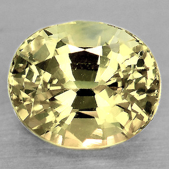 6x5 mm Oval {0.80ct} AAA Luster Natural SriLanka Yellow Sapphire [Flawless-VVS]-Top Grade