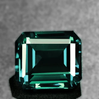 5.00 mm Octagon {0.82ct} Brilliant Natural Blue Green Sapphire [Flawless-VVS]