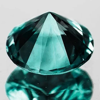 4.50 mm Round {0.45ct}Superb Luster Natural Blue Green Sapphire [Flawless-VVS]