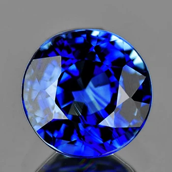 4.30 mm Round 0.40ct Superb Luster Natural Top Color Royal Blue Sapphire [Flawless-VVS]