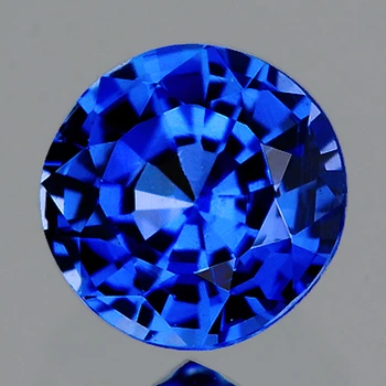 4.00 mm Round 0.36ct Superb Luster Natural Intense Blue Sapphire [Flawless-VVS]