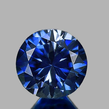 4.50 mm Round 0.52ct Fire Luster Natural Intense Blue Sapphire [VVS]