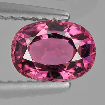 8x6 mm Oval {1.42ct} AAA Luster Natural Intense Pink Sapphire [Flawless-VVS]