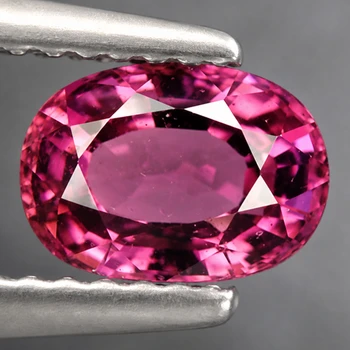 8x6 mm Oval {1.42ct} AAA Luster Natural Intense Pink Sapphire [Flawless-VVS] Free Certificate