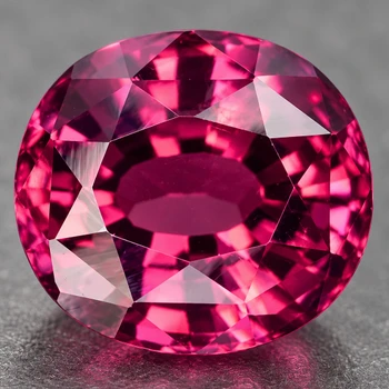 5.50 mm Semi-Round {1.16ct} AAA Luster Natural Intense Red Purple Sapphire [Flawless-VVS] Free Certificate